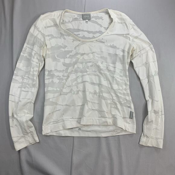 Vintage Versace Jeans Couture Medusa Logo Women Long Sleeve Sz M Made in Italy - Picture 1 of 12